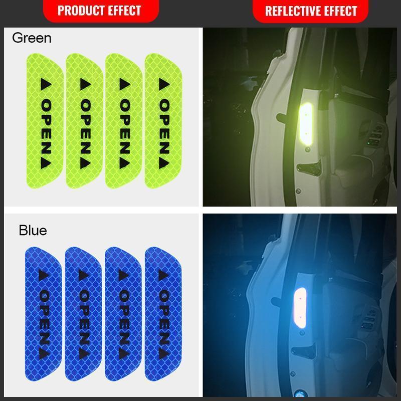 ✨Köp 1, få 1 gratis🚗 Reflekterande varningsdekaler för bilar (4 stycken per förpackning)