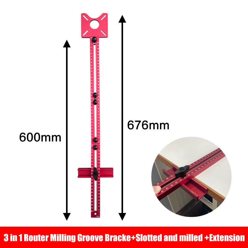 đ§ 50% RABATT NU! đ ïž 4-i-1 Router FrĂ€sning SpĂ„r Bracke â Multifunktionell & Justerbar â Perfekt för TrĂ€- & Metallbearbetning â ModulĂ€r Design âš