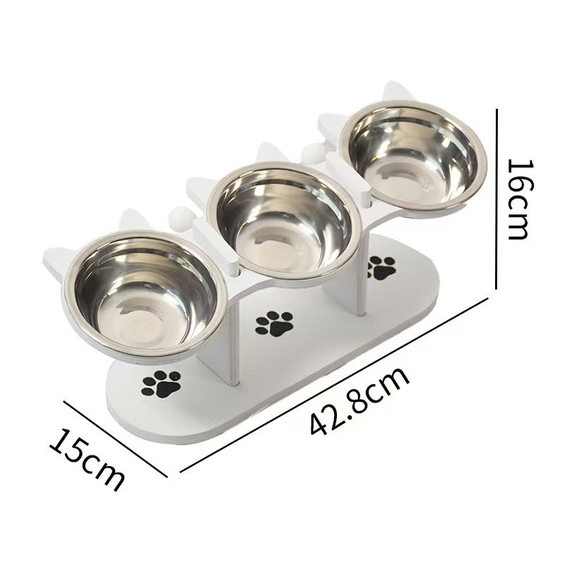 đ± 50 % RABATT NU! đœïž Upphöjd hund- och kattmatskĂ„l med 3 skĂ„lar â halkfri & stabil â ergonomisk design för bĂ€ttre matsmĂ€ltning đŸ