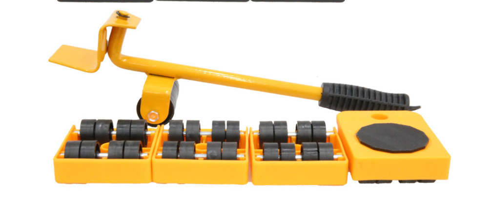 đ Möbellyftare & flyttverktygsset, 4-pack â 360° glidskivor & ergonomiskt lyft utan ryggpĂ„frestning đȘ