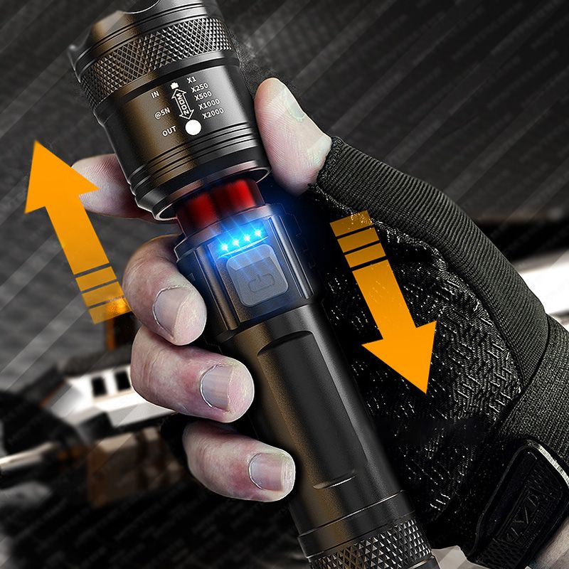 đąđą60 % rabatt â Zoombara ficklampa med 7500 lumen đŠđïž VattentĂ€t IPX7, laddningsbar via USB-C och med powerbank-funktionâïž
