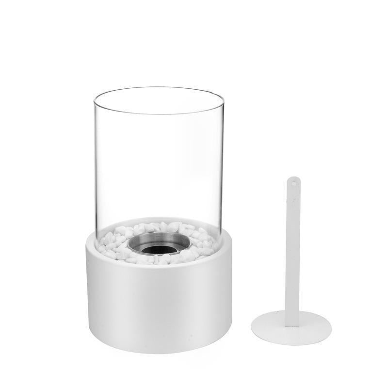 đ„ 50 % rabatt! đ Bordseldstad i glas och metall â bĂ€rbar, rökfri, lĂ€mplig för bĂ„de inomhus- och utomhusbruk, utrustad med etanolbrĂ€nnare â en mysig inredningsdetalj som förgyller ditt hem âš