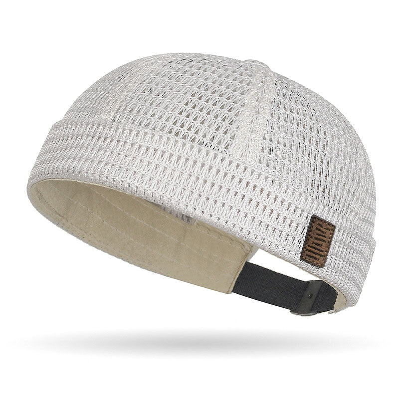 đ§ą 50% RABATT NU! đŹïž LĂ€ttvikt Andningsbar Mesh Brimless Cap â Retro Docker Style, Justerbar & UltralĂ€tt â Sval Komfort âš