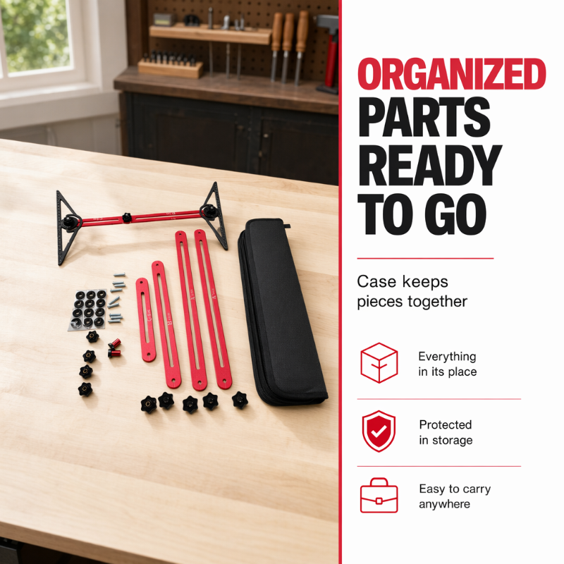 đ 50% RABATT NU! đ§ Multifunktionellt mĂ€rk- och mĂ€tverktygsset för snickeri â aluminiumprofiler & komplett kit â perfekt för renovering och trĂ€bearbetning đ§°