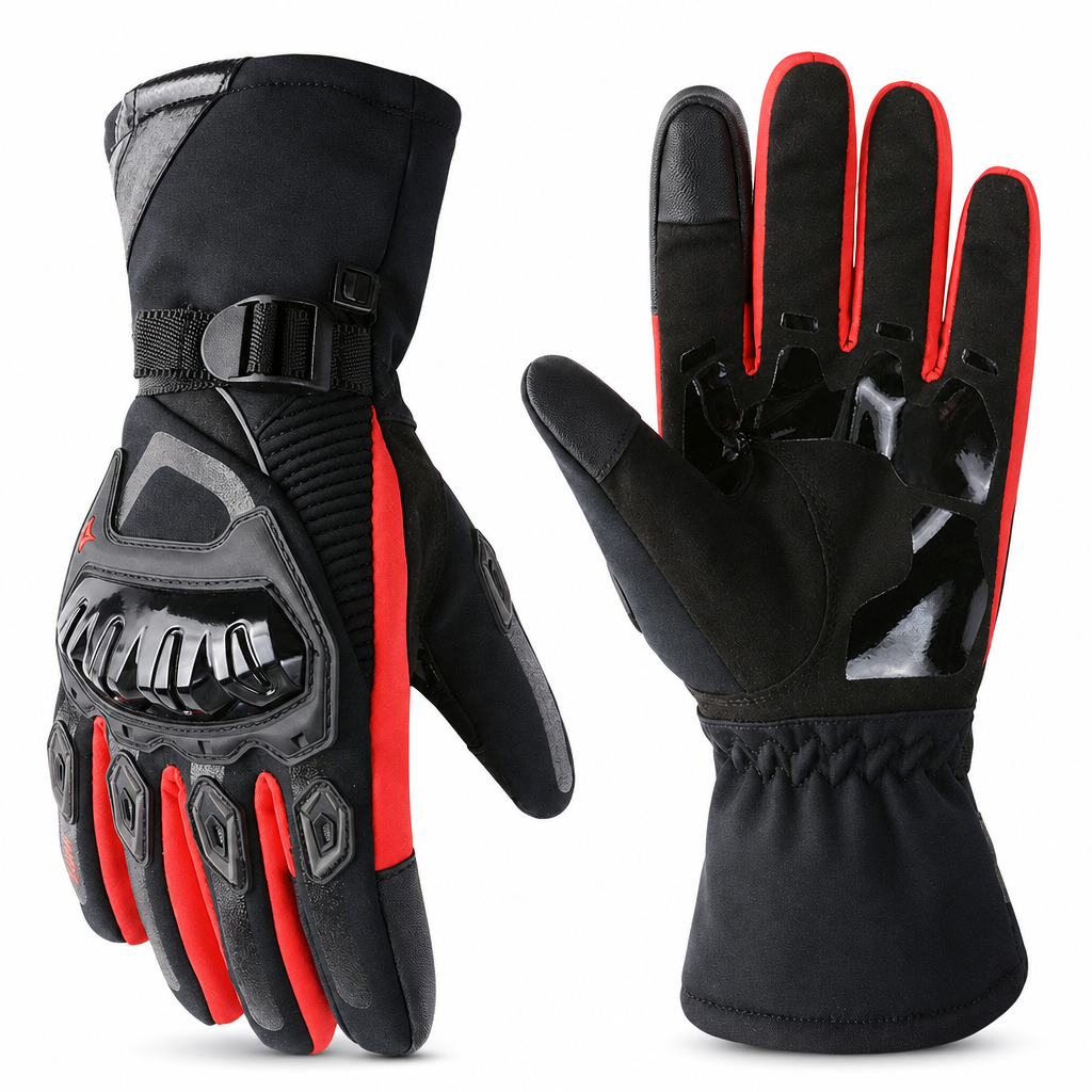 Thickened Warm Waterproof Motorcycle Gloves