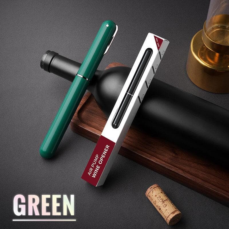 🍷 KÖP 2 FÅ 1 GRATIS! ⚡ Flasköppnare med Luftpump – Öppnar på 3 Sekunder, Stiligt Penn-Design & Inkluderar Tappkran 🔧