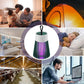 2025 Ny elektrisk chock mygg mygglampa inomhus utomhus USB -laddning myggavvisande myggsläckningslampa