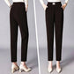 Luxurious High Waist Straight Leg Plush Pants