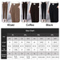 Luxurious High Waist Straight Leg Plush Pants