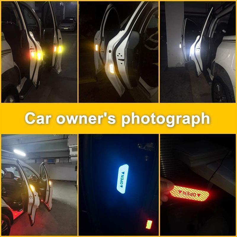 ✨Köp 1, få 1 gratis🚗 Reflekterande varningsdekaler för bilar (4 stycken per förpackning)