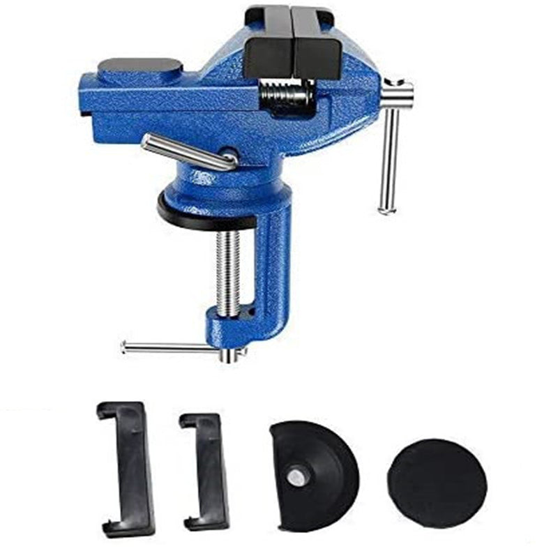 🔧 50 % RABATT NU! 🗜️ Mini universal verktygsskruvstäd – robust gjutjärn, 360° rotation & starkt grepp – perfekt för hobby, verkstad och garage 🛠️