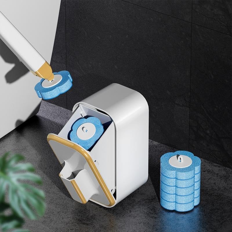 🏆 Försäljningen överstiger 50 000 enheter! 🚽💦 Innovativ uppsättning engångstoalettborstar med väggfäste ✨