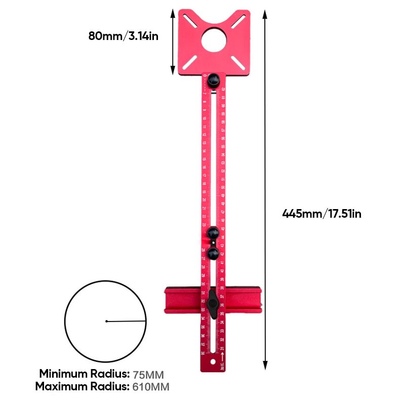 🔧 50% RABATT NU! 🛠️ 4-i-1 Router Fräsning Spår Bracke – Multifunktionell & Justerbar – Perfekt för Trä- & Metallbearbetning – Modulär Design ✨