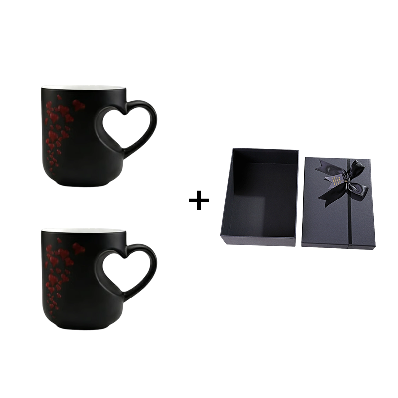 💗 50% RABATT NU! ☕ Färgskiftande Keramikmugg med Hjärthandtag – Värmeaktiverad Avslöjande, Romantisk Design & Premiumkvalitet ✨
