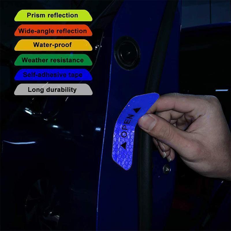 ✨Köp 1, få 1 gratis🚗 Reflekterande varningsdekaler för bilar (4 stycken per förpackning)