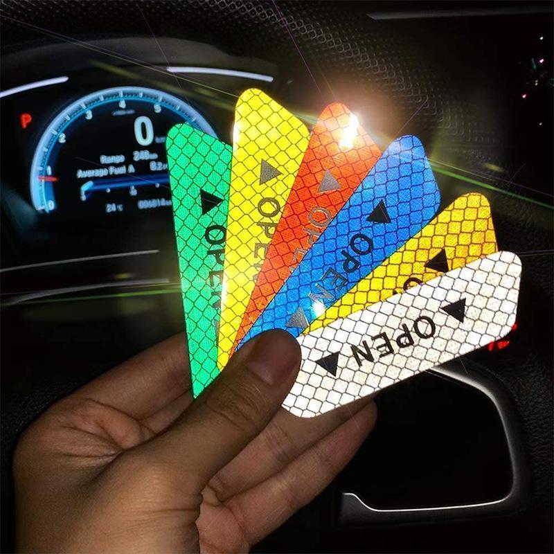 ✨Köp 1, få 1 gratis🚗 Reflekterande varningsdekaler för bilar (4 stycken per förpackning)