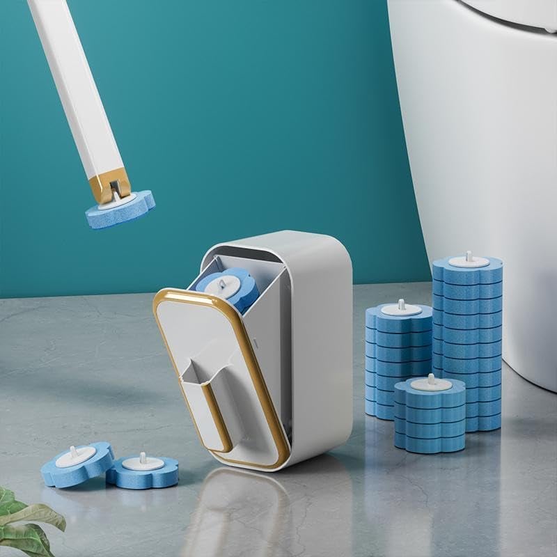 🔥NYÅRSREA!!⚡ÖVER 50 000 SÅLDA!🚽💦Engångsersättning för innovativt toalettborstset för väggmontering✨