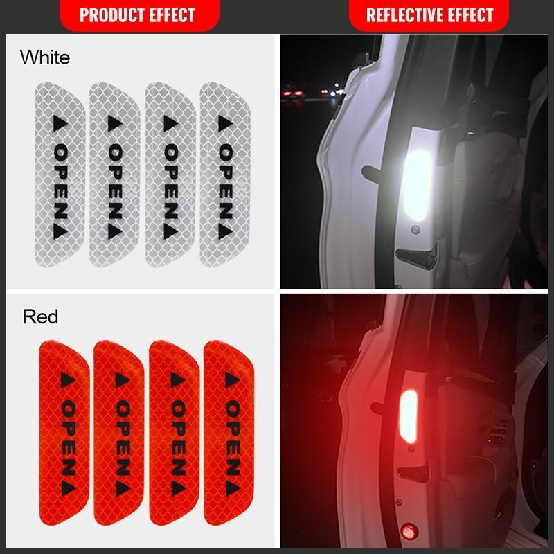 ✨Köp 1, få 1 gratis🚗 Reflekterande varningsdekaler för bilar (4 stycken per förpackning)