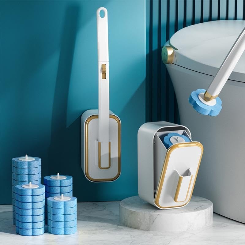 🔥NYÅRSREA!!⚡ÖVER 50 000 SÅLDA!🚽💦Engångsersättning för innovativt toalettborstset för väggmontering✨