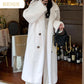 🎁ideal gift 👍Women's Elegant Long Faux Fur Coat