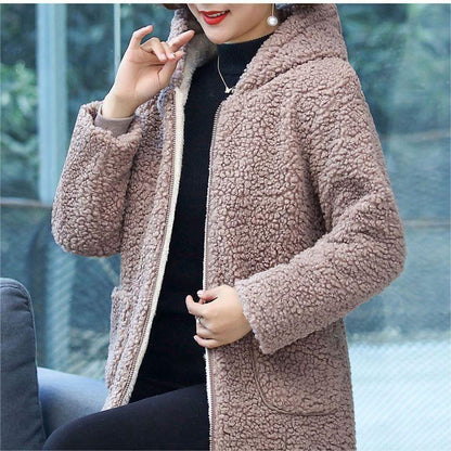 🔥HOT SALE 32.99🔥🎅Women's Hooded Padded Thickened Winter Jacket(41% OFF)