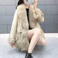 🎅🎄Christmas Sale🥳 -Women's Mid-Length Faux Fur Coat(Free Shipping)