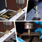 ⚙️ 50 % RABATT 🗼 Pagodaformad borrsats med aluminiumförvaringslåda, skarpa borrar, perfekt för olika borrjobb 🧰