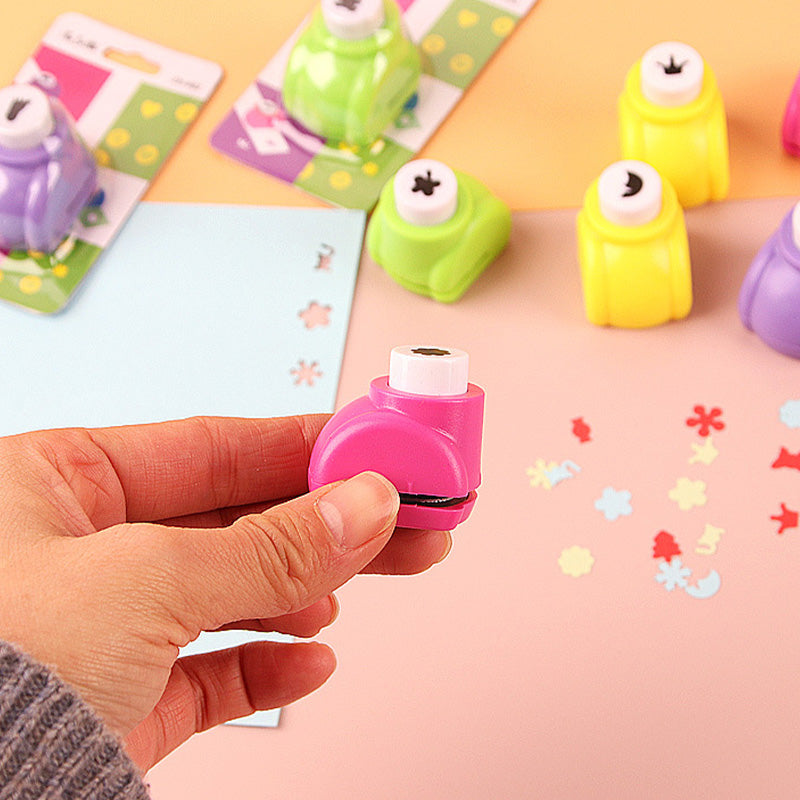 ✂️ KÖP 2 FÅ 1 GRATIS! 🎨 DIY-pappersstansset för barn – skapa roliga former (stjärnor/hjärtan/djur) för pyssel och scrapbooking 🧒✨