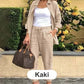 🌸 Frühjahrsneuheit 👗🌸Damen Baumwoll-Leinen Bluse und Hose langarm Set