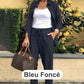 🌸 Frühjahrsneuheit 👗🌸Damen Baumwoll-Leinen Bluse und Hose langarm Set