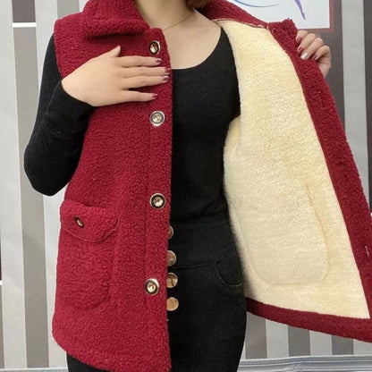 [perfect gift] Women's Winter Plush Warm Vest