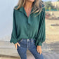 🔥HOT SALE 50% OFF💕Women's Elegant Solid Color Button-Up Shirt