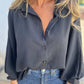 🔥HOT SALE 50% OFF💕Women's Elegant Solid Color Button-Up Shirt