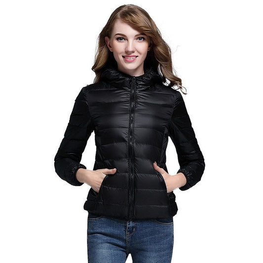 💥Early Winter Special Sale 50% OFF💥 Women's Hooded Light Down Jacket