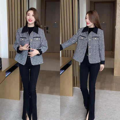 Fashionable and Elegant Short Tweed Jacket