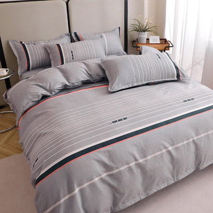 4 Piece Print Cozy Comforter Bedding Sets