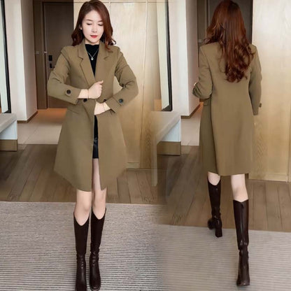 🎅Xmas Specials🎄Women's Fashion Slim Trench Coat