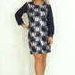 💕👗Robe élégante à encolure ronde et manches longues✨
