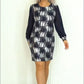 💕👗Robe élégante à encolure ronde et manches longues✨
