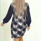 💕👗Robe élégante à encolure ronde et manches longues✨