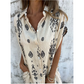 💕New Arrival Hot Sale 💕👗Loose-Fit Printed Short Sleeve Dress with Pockets