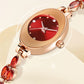 ✨2025 New design✨💖Womne's coloured zircon wristwatch