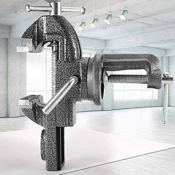 🔧 50 % RABATT NU! 🗜️ Mini universal verktygsskruvstäd – robust gjutjärn, 360° rotation & starkt grepp – perfekt för hobby, verkstad och garage 🛠️