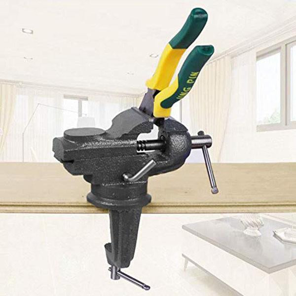 🔧 50 % RABATT NU! 🗜️ Mini universal verktygsskruvstäd – robust gjutjärn, 360° rotation & starkt grepp – perfekt för hobby, verkstad och garage 🛠️