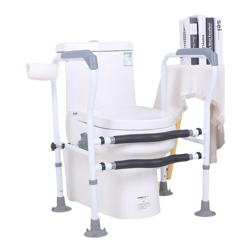 🚽 50 % RABATT NU! 🛡️ WC-säkerhetsstöd för äldre – förstärkt kolstål, justerbar höjd & bredd – perfekt för badrumssäkerhet 🏠