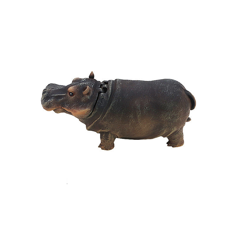 🌿 50% RABATT! 🦛 Akvarium Flodhästbubbeldekoration💦, vacker bubbeleffekt, skapar livlig undervattensmiljö✨