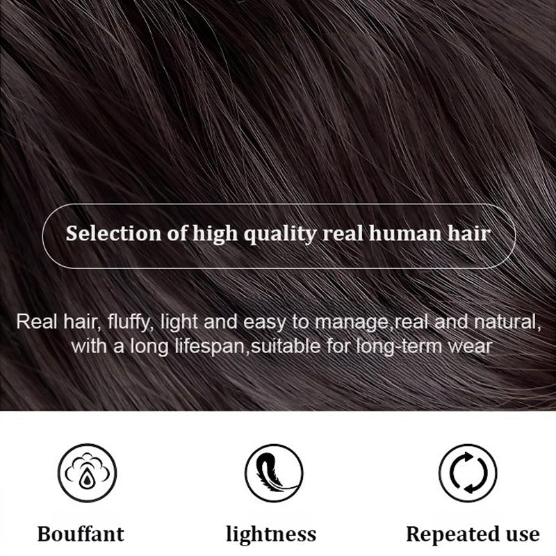 💇‍♀️ Köp 1 få 1 gratis! 🎀 Uppgraderad hårdel för fyllig och naturlig ”messy bun” – volymboost, hållbar & enkel att använda – perfekt present till henne 💝