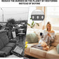 🛋️ SISTA DAGEN - KÖP 2 FÅ 3! ✨ Couch Stöddyna för Hängande Säten - Högdensitets Skum med Nedslipad Bas för Bättre Komfort & Ryggstöd 🏠💫