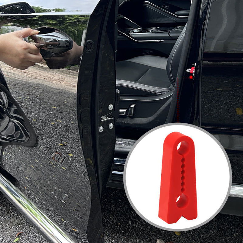 🚗 KÖP 3 FÅ 5! ✨ Silikondämpare för Bildörrlås - Ljuddämpande Tätning med Självhäftande Design för Mjuk och Tyst Stängning 🔇🧤