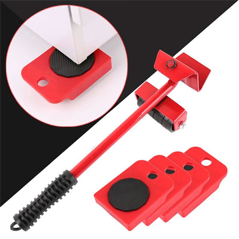 🔄 Möbellyftare & flyttverktygsset, 4-pack – 360° glidskivor & ergonomiskt lyft utan ryggpåfrestning 💪